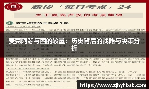 麦克阿瑟与西的较量：历史背后的战略与决策分析